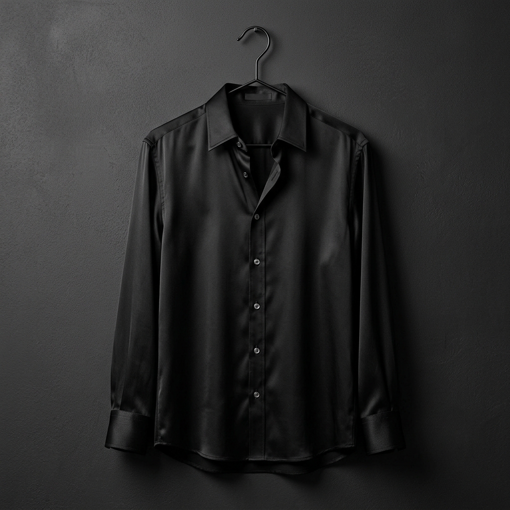 Silk Button-Down Shirt