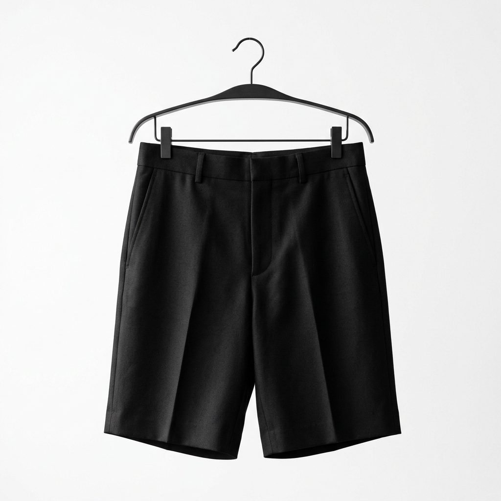 Tailored Black Shorts